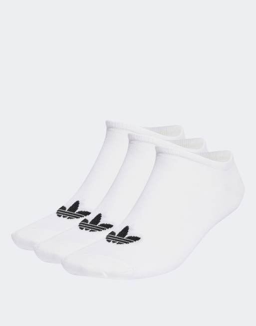 adidas Originals - Set van 6 paar lage sokken met trefoil-logo in wit
