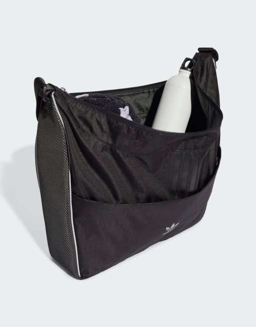 adidas Originals Shopper bag in black / reflective silver | ASOS