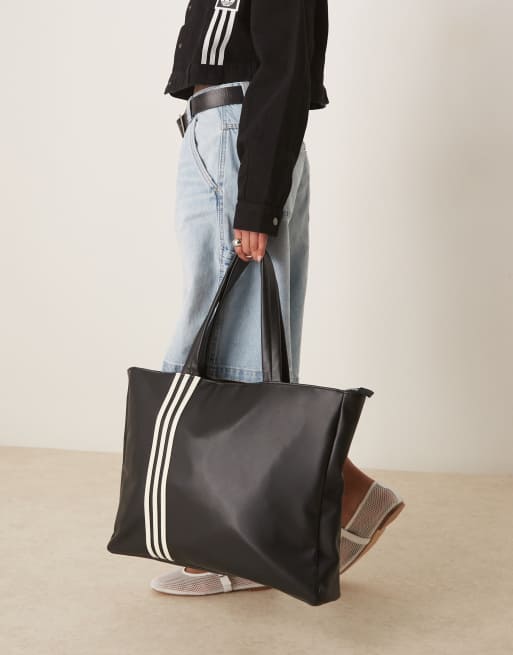 adidas Originals shopper bag in black ASOS