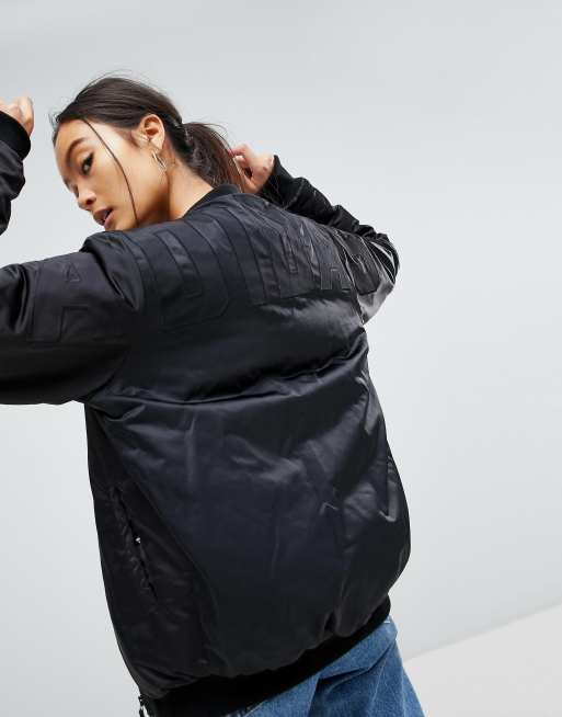 Adidas bomber hot sale jacket asos