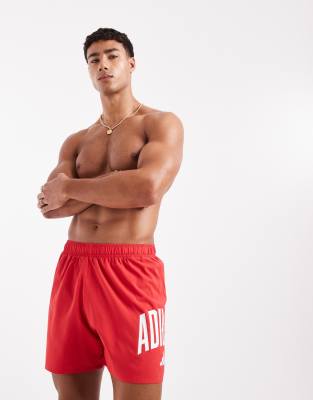 adidas Originals - Short de bain - Rouge