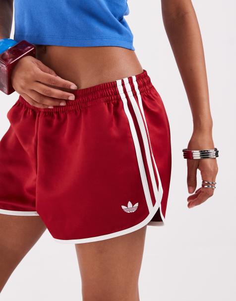 adidas Originals - Short de course à 3 bandes - Rouge - view 1