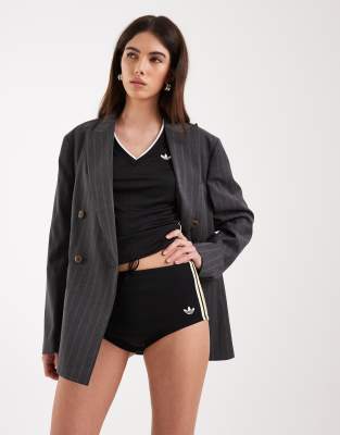 adidas Originals - Short de sport moulant - Noir