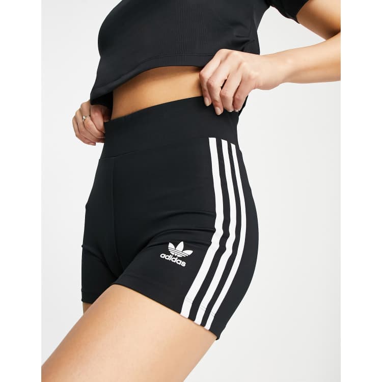 adidas Originals Short moulant a trois bandes Noir