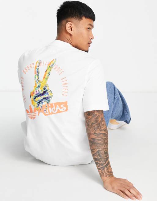 adidas Originals short sleeve t-shirt in white
