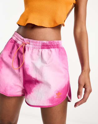 adidas Originals - Shorts im Läufer-Design aus Webstoff in klarem Rosa