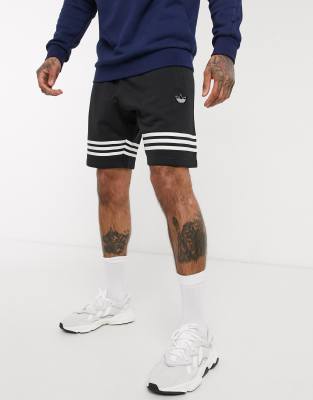 black adidas originals shorts