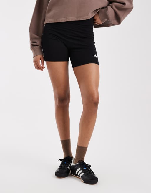 adidas Originals – Shorts in Schwarz/Weiß mit den 3 Streifen, 3 von 5
