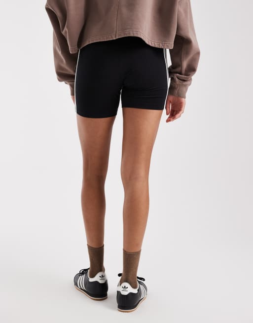 adidas Originals – Shorts in Schwarz/Weiß mit den 3 Streifen, 5 von 5