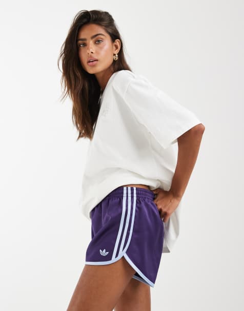 adidas Originals Shorts mit drei Streifen in Dunkelblau - view 1