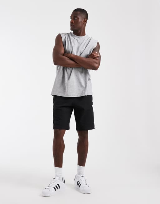 adidas Originals – Shorts mit drei Streifen, in Schwarz, 2 von 5