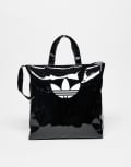 [adidas Originals] adidas Originals shoulder bag in black patent No Size black