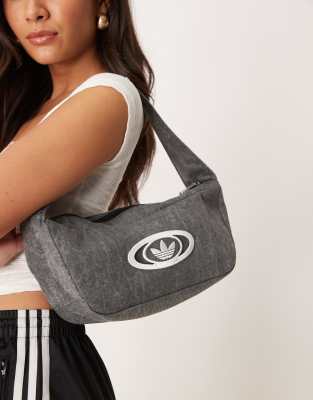 adidas Originals shoulder bag in grey-Black