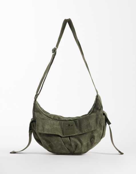 adidas Originals shoulder bag in olive green - view 1