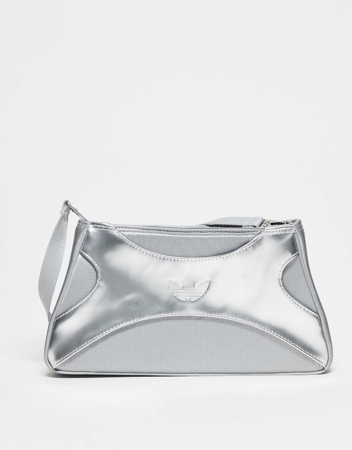 adidas Originals shoulder bag in silver