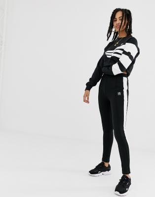 adidas Originals side stripe super slim joggers in black | ASOS