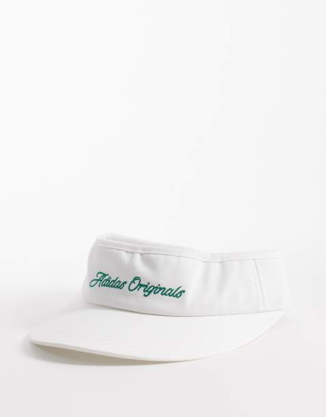 adidas Originals Signature visor in white and green - view 1