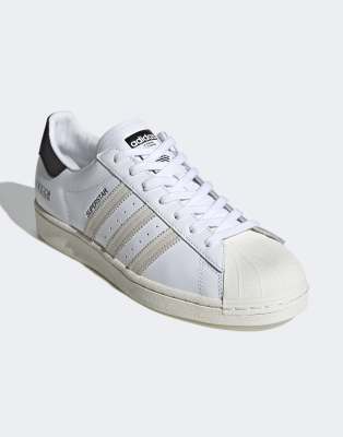 superstar bianche e blu scuro
