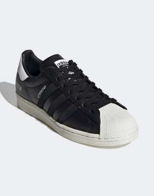 Adidas Originals - Sigseries Superstar -Sneakers bianche e nere-Bianco