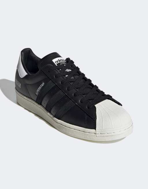 adidas Originals Sigseries Superstar trainers in white and black | ASOS