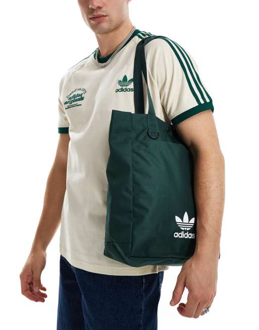 Adidas Originals Simple Tote Bag in Dark Green