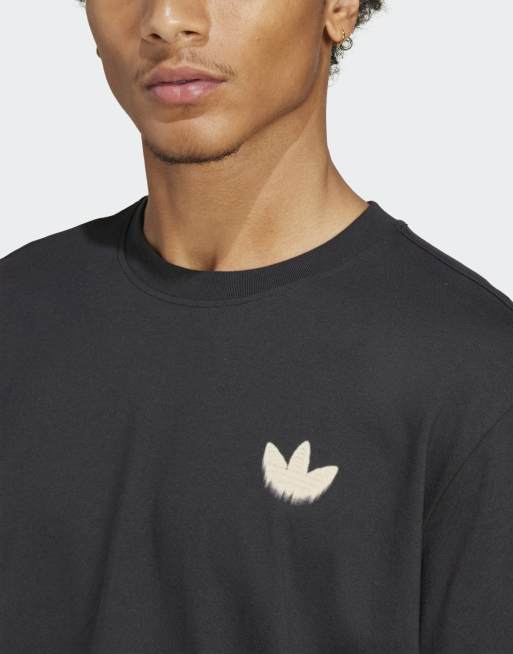 adidas Originals Skeleton back tee in black, 3 of 4