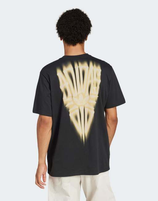 adidas Originals Skeleton back tee in black, 4 of 4