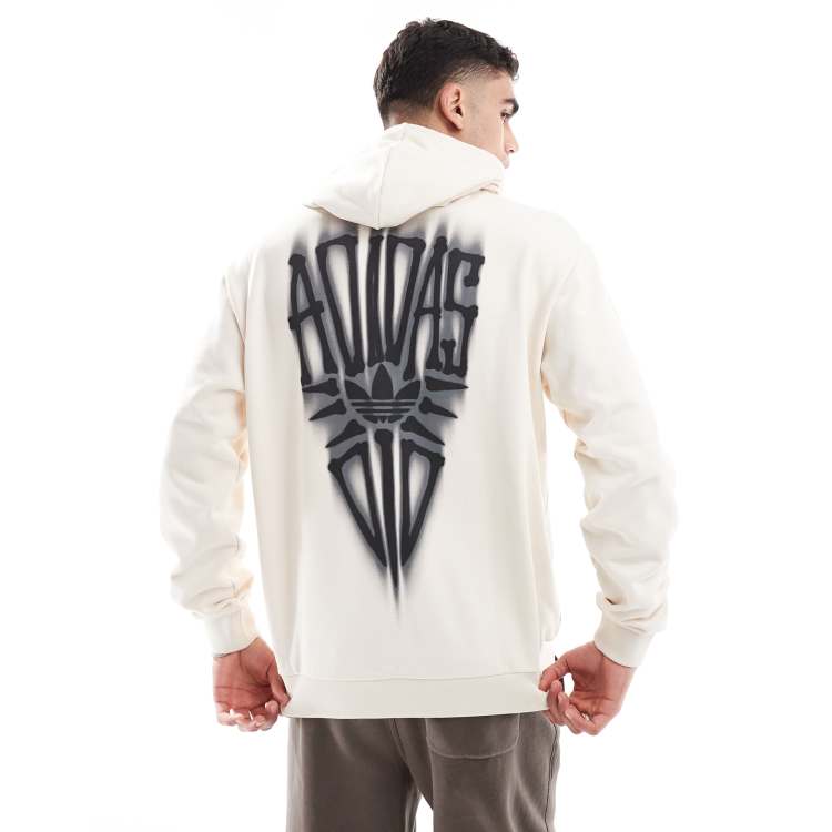 【adidas】70s fleece hoodie wonder white ★追跡可 adidas Originals 70s Fleece Hoodie - White | Free Shipping