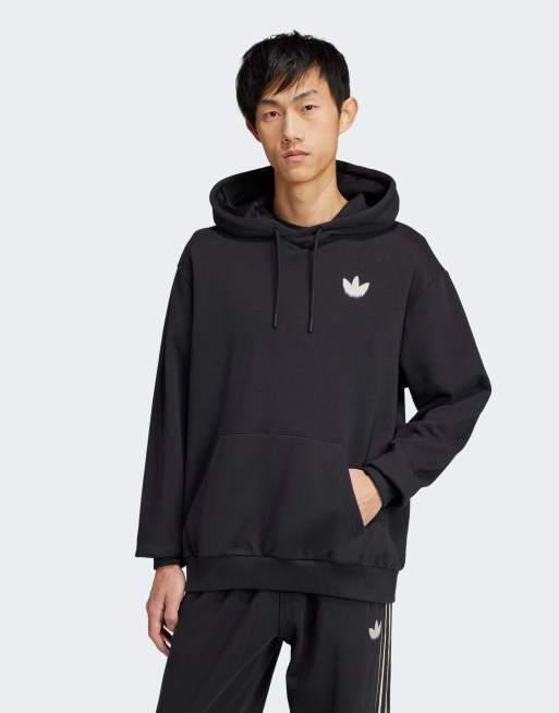 adidas Originals - Skeleton - Hoodie in zwart