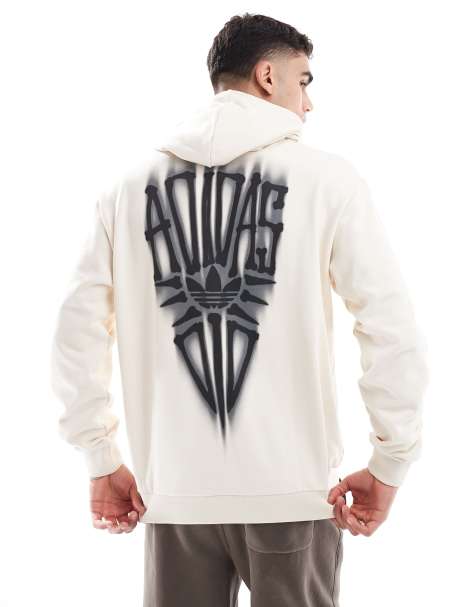 adidas Originals - Skeleton - Sweat à capuche - Blanc éclatant - view 1