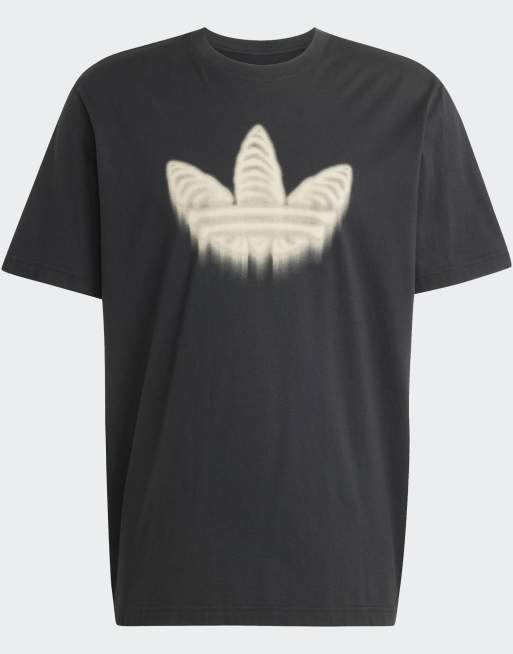 adidas Originals Skeleton T-shirt à logo trèfle Noir ASOS