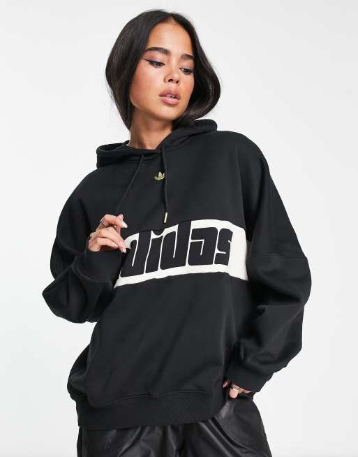 adidas Originals Ski Chic hoodie in black ASOS