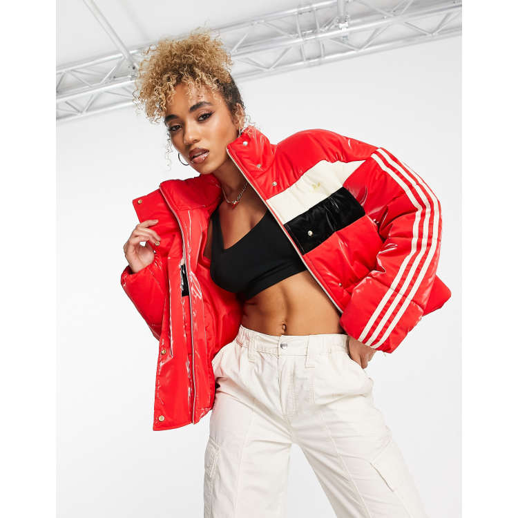 Originals 'Ski Chic' puffer jacket in red | ASOS