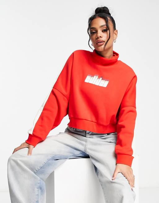 Pull adidas outlet col montant femme