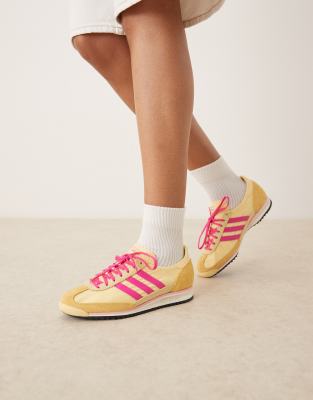 adidas Originals - SL 72 OG - Baskets - Jaune clair et rose - view 1
