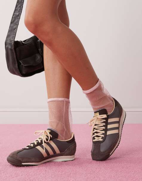 adidas Originals – SL 72 OG – Bruna och gräddvita sneakers - view 1