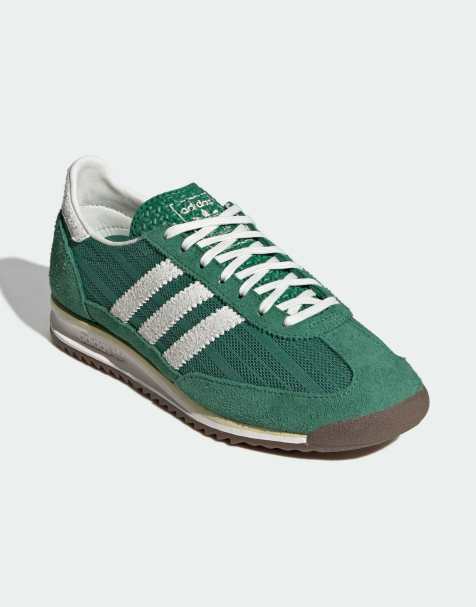 adidas Originals – SL 72 OG – Gröna och naturvita sneakers - view 1