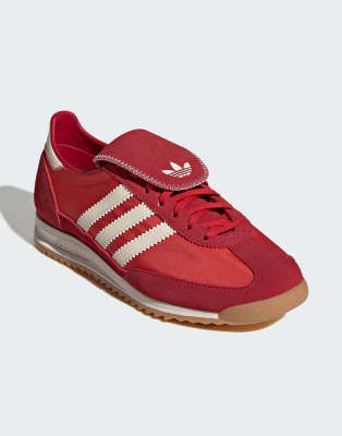 adidas Originals - Sl 72 OG LT - Chaussures - Blanc crème et rouge écarlate