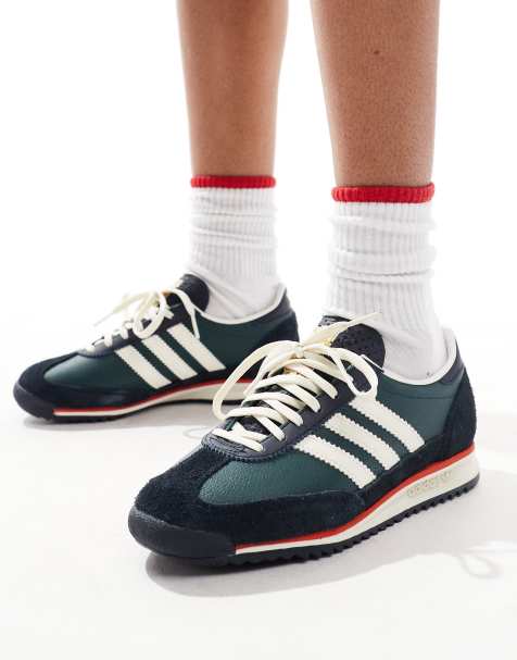adidas Originals - SL 72 OG - Marineblå og hvide sneakers - view 1