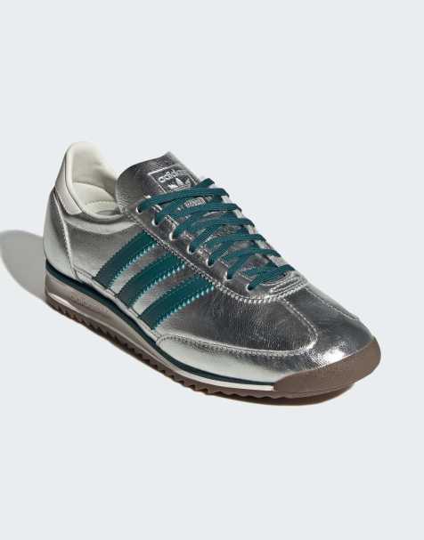 adidas Originals – SL 72 OG – Metalliska och gröna sneakers - view 1