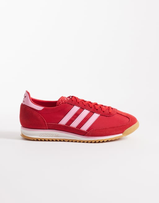 adidas Originals – SL 72 OG – Röda och rosa sneakers | ASOS