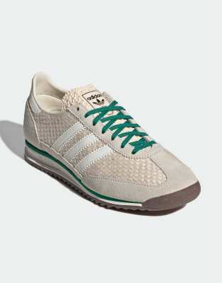 adidas Originals - Sl 72 OG - Schuhe in Wollweiß mit Gummisohle