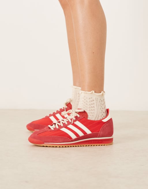 adidas Originals – SL 72 OG – Sneaker aus Jersey in Rot und Weiß, 4 von 5