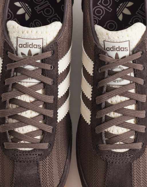 adidas Originals – SL 72 OG – Sneaker in Braun und Cremeweiß mit gehäkelter Zunge, 2 von 5