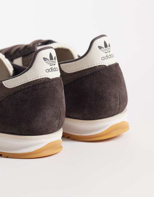 adidas Originals – SL 72 OG – Sneaker in Braun und Cremeweiß mit gehäkelter Zunge, 3 von 5