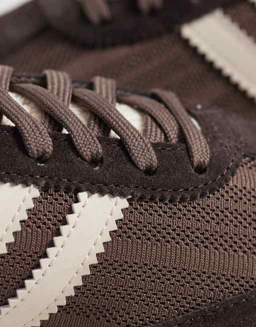adidas Originals – SL 72 OG – Sneaker in Braun und Cremeweiß mit gehäkelter Zunge, 4 von 5