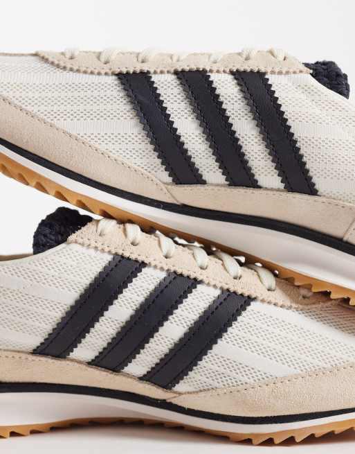 adidas Originals – SL 72 OG – Sneaker in Cremeweiß und Schwarz mit Zunge mit Häkeldesign , 4 von 5