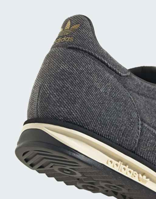 adidas Originals SL 72 OG Sneaker in Dunkelgrau mit cremefarbener Sohle, 4 von 4