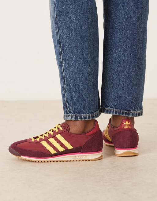 adidas Originals – SL 72 OG – Sneaker in Kastanienbraun und Gelb, 3 von 5