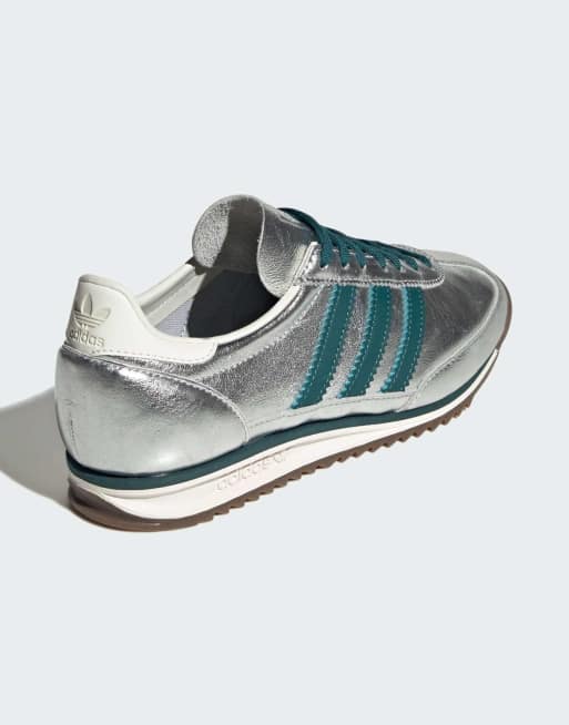 adidas Originals – SL 72 OG – Sneaker in Metallic und Grün, 3 von 4